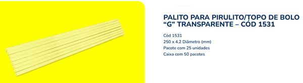 PALITO P/PIRULITO 24CM C/25UND