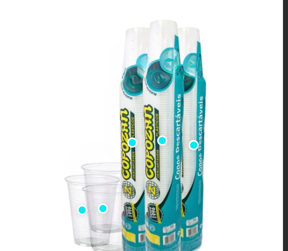 COPO PP DESCARTAVEL 180ML C/100 COPOZAN TRANSP
