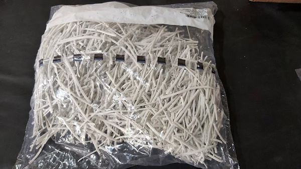 FECHO PLASTICO BRANCO 8CM 1KG (ATIL)