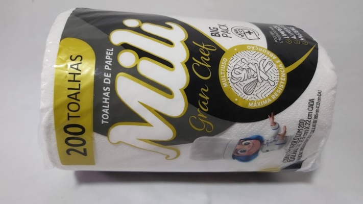 TOALHA DE PAPEL MILI GRAN CHEF 200FLS