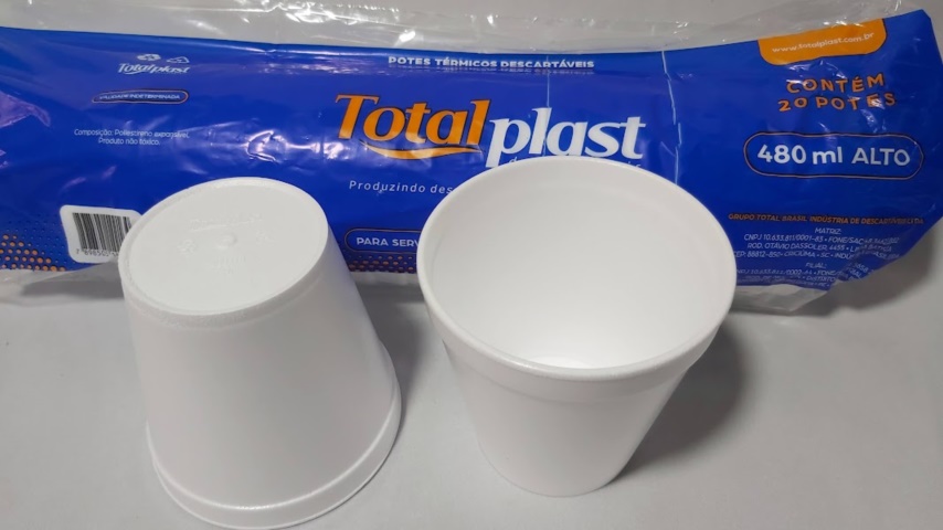 POTE TERMICO 480ML C/20UND TOTAL PLAST