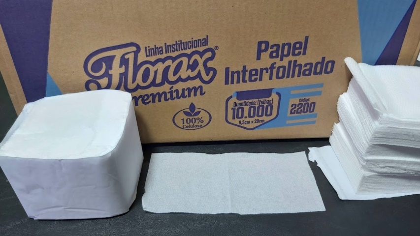 PAPEL INTERFOLHADO  CX C/10.000X 9,5X20 FOLHAS