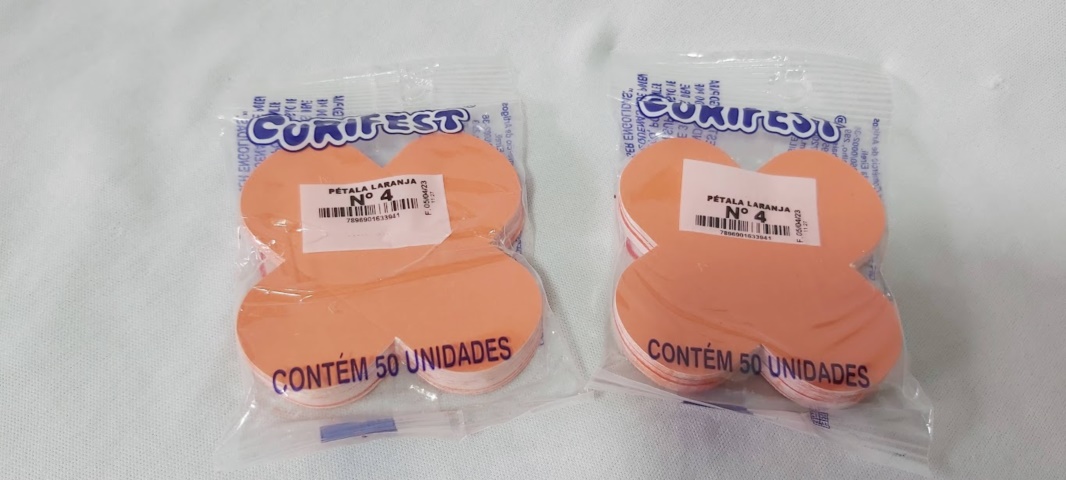 FORMA PETALA  N� 4� LARANJA  C/50UND