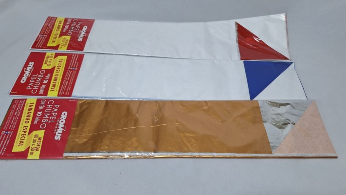 FOLHA CHUMBO SORTIDO 40X50CM PCT C/10UND
