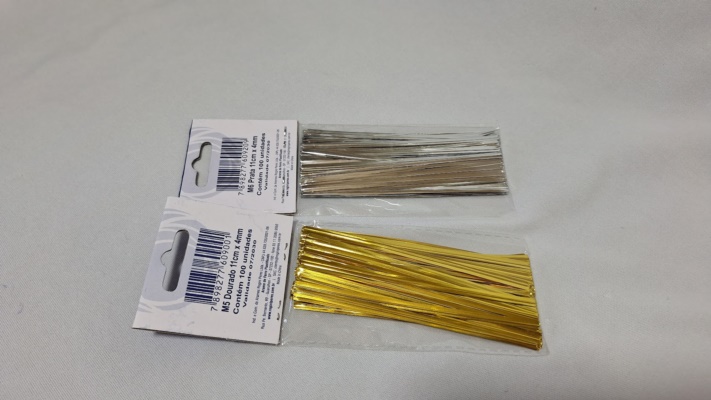 FECHO PRATA E DOURADO 4MM 11CMC/100UND