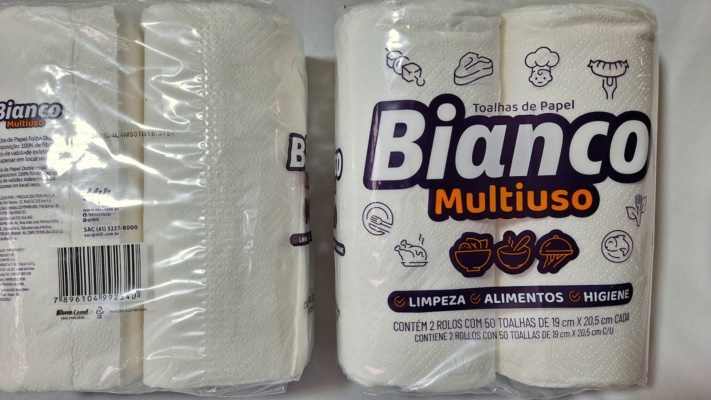 TOALHA DE PAPEL 2X50 FLS TOM