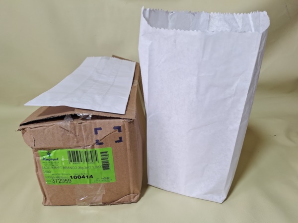 SACO KRAFT BRANCO 2KG C500UND