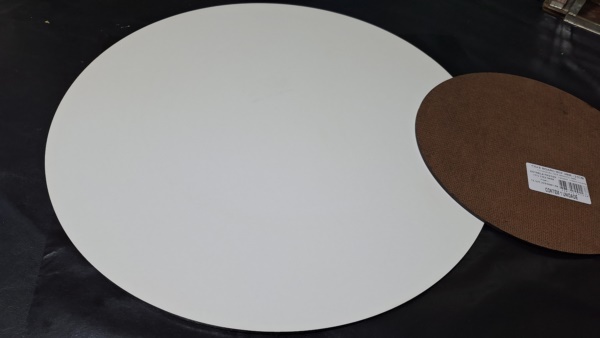 CAKE BOARD REDONDO MDF BRANCO 35CM 3MM