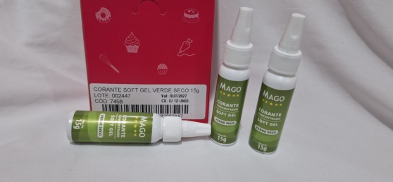 CORANTE SOFT GEL  VERDE MENTA 15GR UND