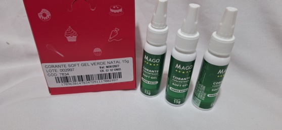 CORANTE SOFT GEL VERDE NATAL 15GR UND
