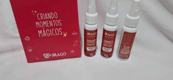 CORANTE SOFT GEL  VERMELHO NATAL 15GR UND