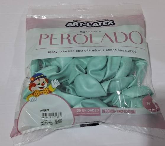 BAL�O 9 PEROLADO VERDE C/25UND