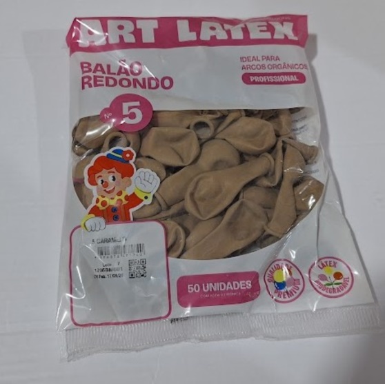 BAL�O 5 REDONDO C/50 CARAMELO