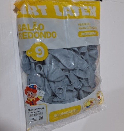 BAL�O N:9 C/50 AZUL GLACIAL