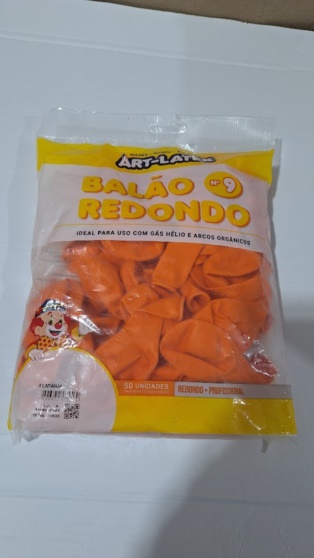 BALAO N9 LISO C/50 LARANJA