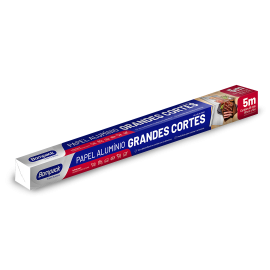 PAPEL ALUMINIO GRANDES CORTES 60CM X 5MTS