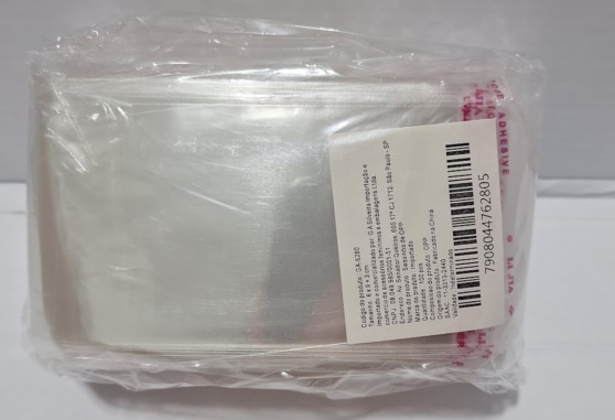 SACO ADESIVADO 6X9 + 3ABA PCT C/100UND