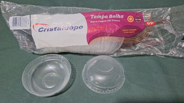 TAMPA PP BOLHA CRISTAL COPO 770ML