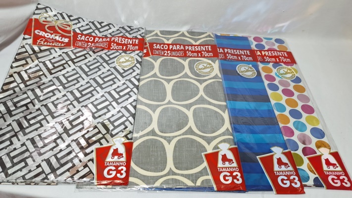 SACO METAL/PEROL 50X70 CASUAL MASCULINO C/1