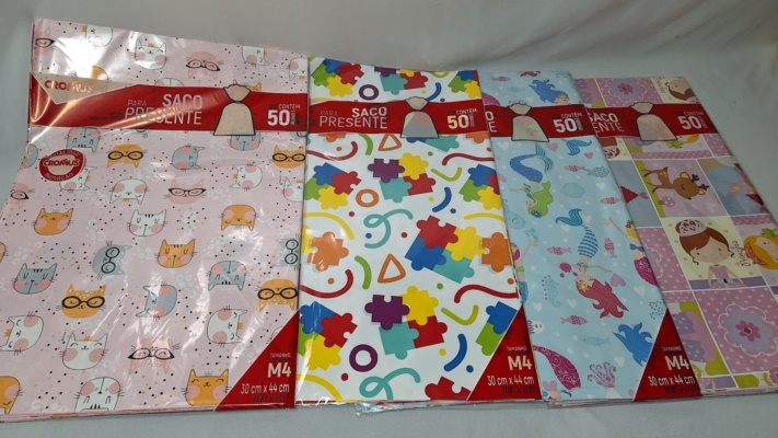 SACO METAL PEROL30X44CM INFANTIL C/1 UND