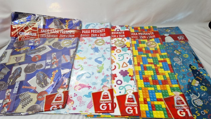 SACO METAL PEROL 35X54CM INFANTIL C/1 UND