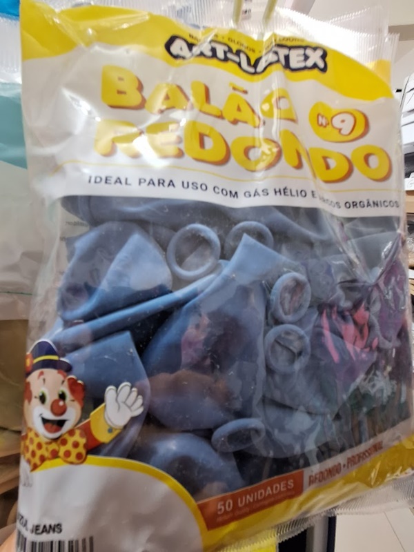 BAL�O 9 LISO C/50 AZUL JEANS