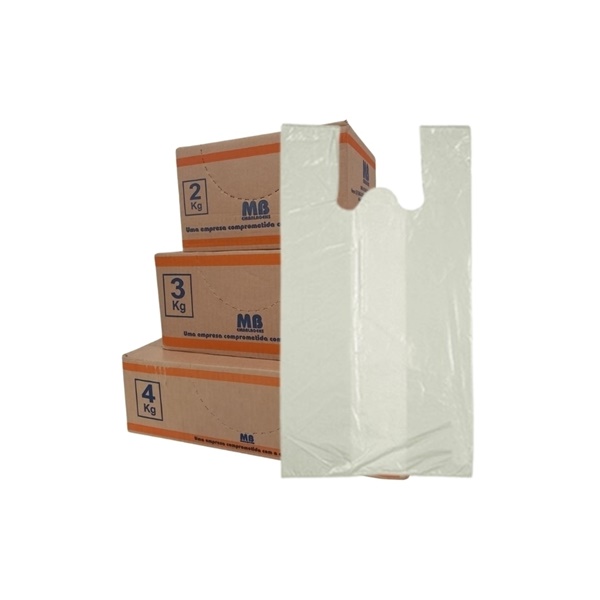 SACOLA 30X40 BEGE MB 2KG