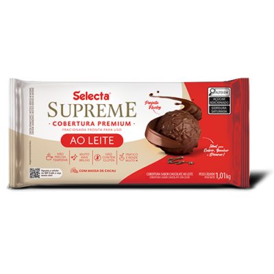 SUPREME BARRA CHOCOLATE AO LEITE 1KG