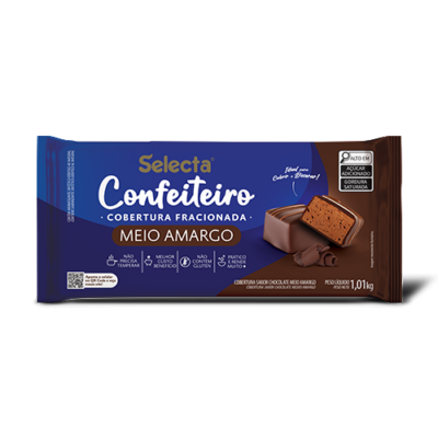 CONFEITEIRO BARRA CHOCOLATE MEIO AMARGO 1KG
