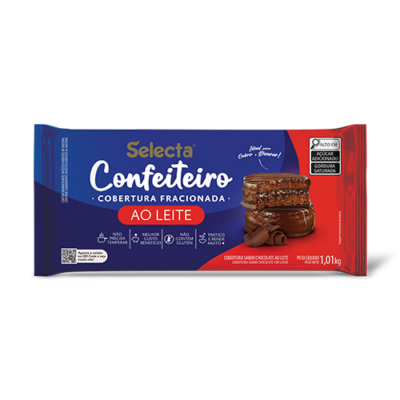 CONFEITEIRO BARRA CHOCOLATE AO LEITE 1KG