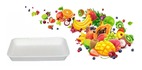 BANDEJA EPS FIBRA  20X28CM FR05