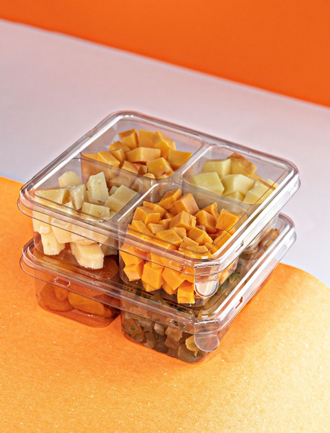 BANDEJA C/4 DIVISORIAS CRISTAL 660ML G544