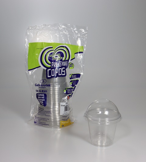 POTE 300ML COM TAMPA BOLHA C/50UND