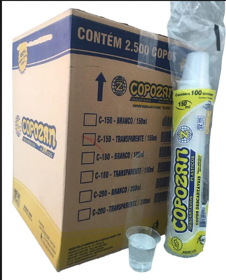 COPO PP 150 ML COPOZAN C100 UND