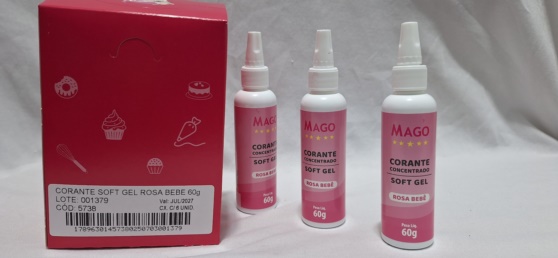 CORANTE GEL ROSA BEBE 60ML