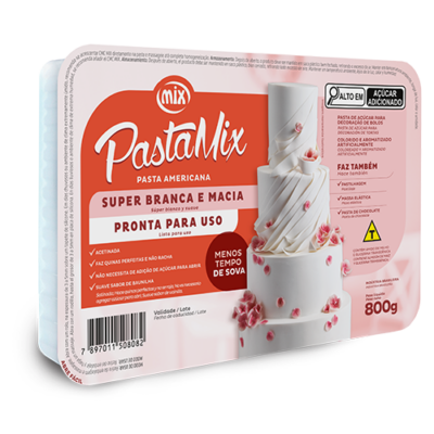 PASTA AMERICANA -P/COBERT.DE BOLOS 800GR