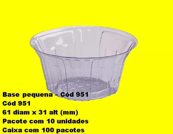 BASE PARA OVO PEQ100 A250 GR C/10UND